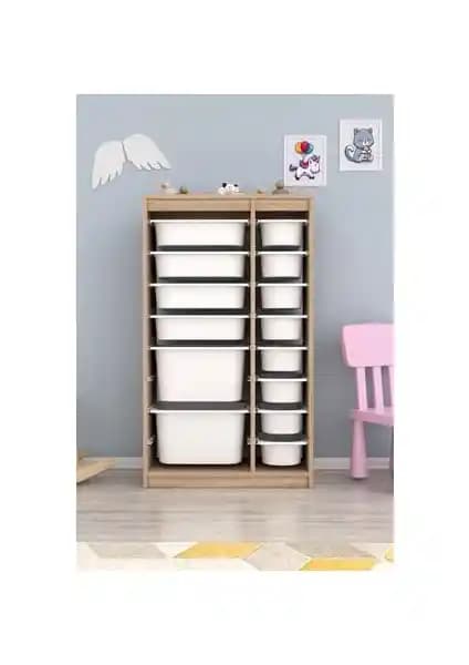 Pratico Montana X S 14 Sepetli Çok Amaçlı Dolap: Dayanıklı ve Çok Yönlü Depolama Çözümü