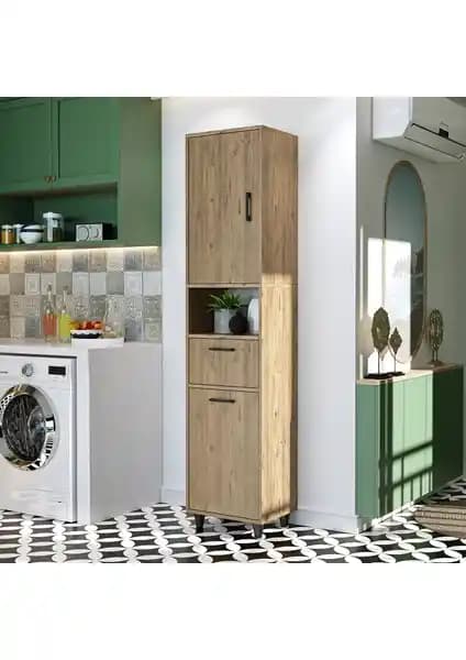 Roomart Çamaşır Sepetli Banyo Dolabı: Fonksiyonel ve Estetik Modern Banyo Çözümü