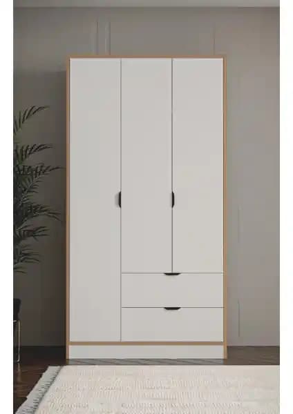 Sarmobi Arden 3 Kapaklı 2 Çekmeceli Dolap: Modern, Dayanıklı ve Estetik Tasarım