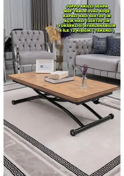 Sehpam Akıllı Sehpa Juppo: Çok Fonksiyonlu, Ayarlanabilir ve Estetik Mobilya Çözümü