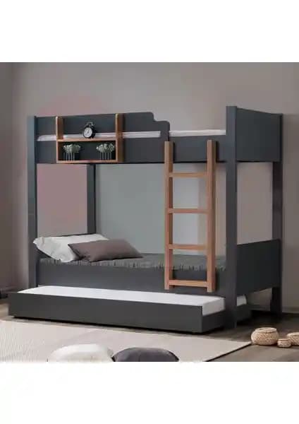 Setay Ranza Asya Ayrılabilir Yavrulu Çocuk Odası Yatağı Güvenli ve Dayanıklı Tasarım