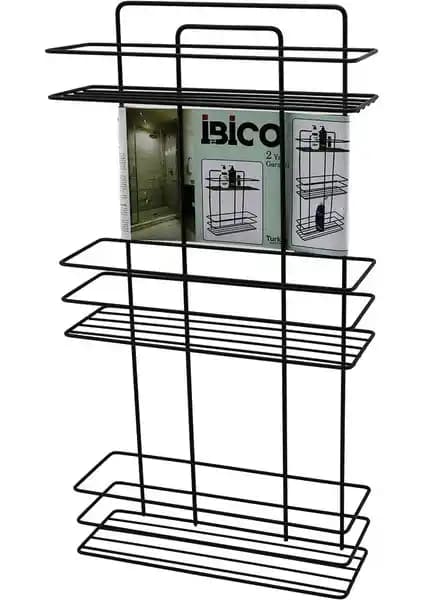 Sprout Siyah 3 Katlı Metal Banyo Köşelik Modern ve Fonksiyonel Tasarım Özellikleri