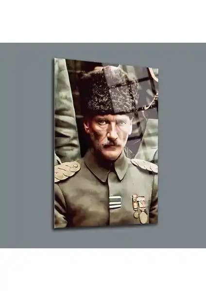 SRD Konsept Atatürk 46 Cam Tablo Modern ve Anlamlı Dekorasyon Seçeneği