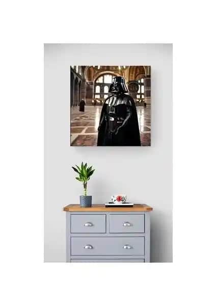 Star Wars Darth Vader Ayasofya Cam Tablo Modern Dekorasyon ve Sanat Birliği
