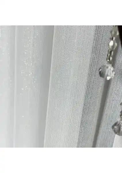 Taç Tül Perde Simli Bambu: Modern ve Şık Dekorasyon İçin Fonksiyonel Seçenek