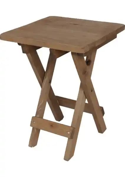 Woodpecker Ahşap Katlanır Tabure: Dayanıklı ve Estetik Doğal Ahşap Tasarım