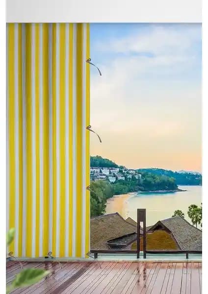 Altın Pamuk Balkon Perdeleri Karşılaştırması: Sarı mı Mavi mi Daha Uygun