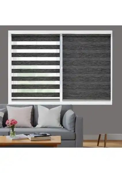 Blind-X Siyah Zebra Perde ve Brillant Ekru Stor Zebra Perde Karşılaştırması
