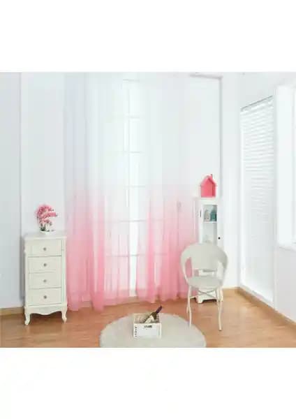 Farbateks Pembe Renk Geçişli Tül ve Cam Kırığı Desenli Modern Tül Perde Karşılaştırması