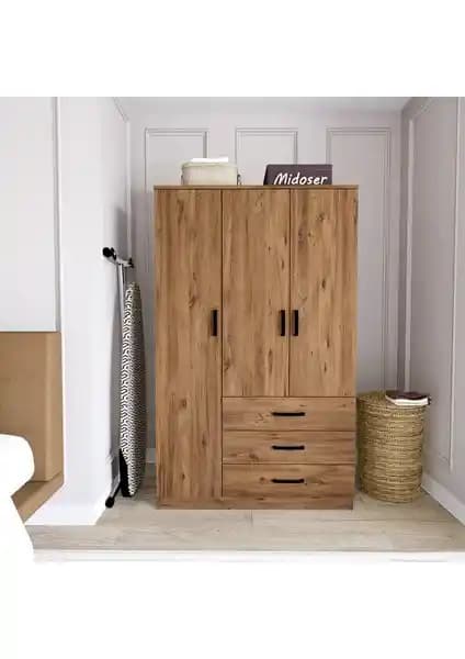 Midoser Easy Atlantik Çam ve Metalia Gm 303-A Ece Garaj Dolapları Karşılaştırması