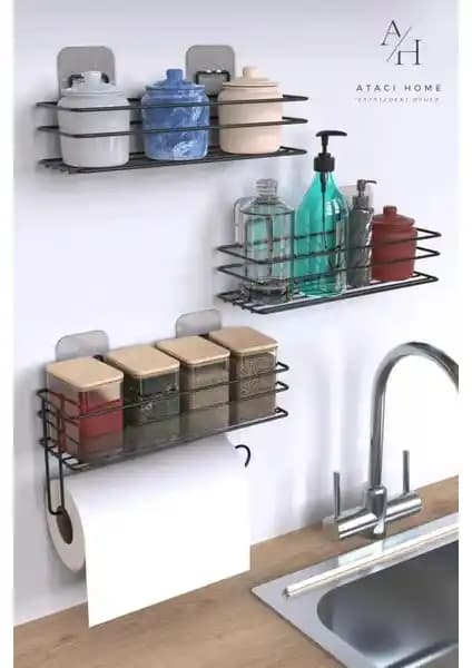 Mutfak ve Banyo Düzenleme Çözümleri: Atacı Home Raflar ve Mowo Home Tekerlekli Düzenleyici