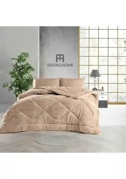 Teksnil Home Bej Welsoft ve Yataş Macaron Tek Kişilik Yorgan Karşılaştırması