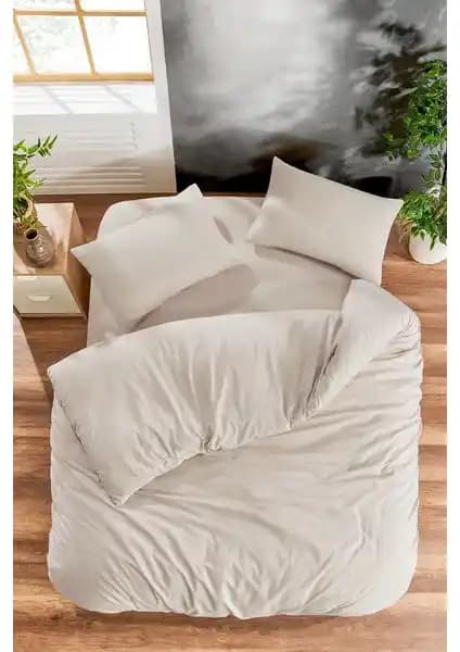 Valezium Bej ve Desenli Tek Kişilik Nevresim Takımları Karşılaştırması