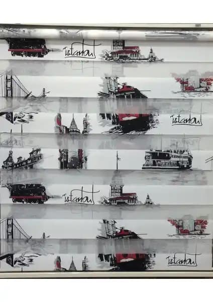 ZebraEvim Perde Karşılaştırması: İstanbul Desenli Zebra ve Siyah Polyester Stor Perde