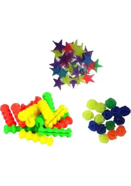 Atak Bisiklet Jant Süsü Boncuk Yıldız Seti Çocuklar ve Hobi Severler İçin Renkli Dekorasyon Malzemesi