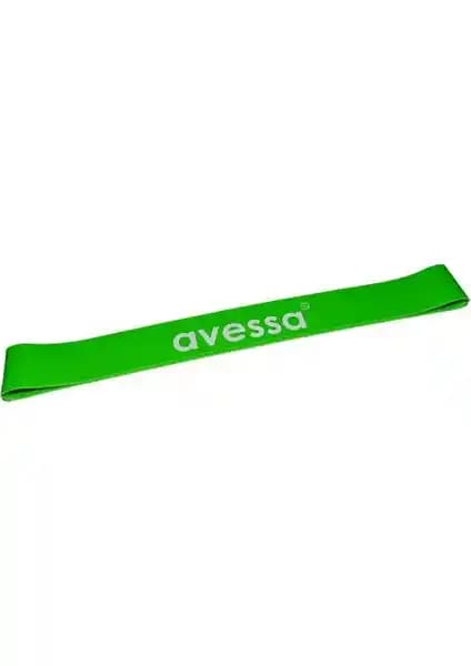 Avessa Latex Aerobik Bant 1,3 mm Orta Yeşil - Dayanıklı ve Esnek Egzersiz Aleti