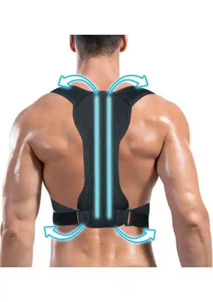 Baffhome Ankaflex Balenli Bel ve Sırt Destek Korsesi Duruş Bozukluklarını Giderir