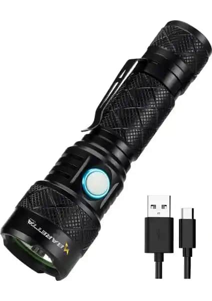 Baretta BT55 2500 Lümen LED El Feneri Güçlü ve Dayanıklı Profesyonel Kullanım İçin