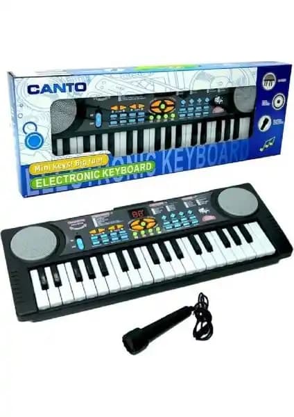 Canto 37 Tuşlu Mikrofonlu Piyano ve Midex PS-1500BK Başlangıç Org Karşılaştırması