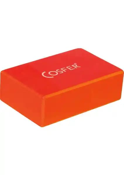 Cosfer CSF-57T Turuncu Yoga Blok ile Denge ve Hızlı Gelişim Sağlayan Pratik Çözüm