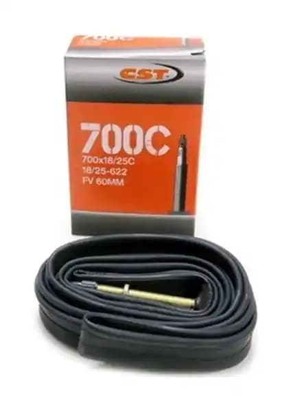 CST 700X18/25C Presta 60MM İç Lastik: Şehir ve Tur Bisikletleri İçin Dayanıklı ve Güvenilir