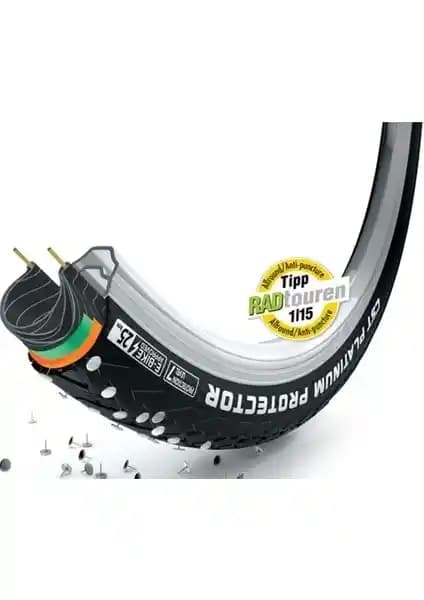 CST Platinum Protector 700x45 EPS/LDP Zırhlı Dış Lastik Uzun Yol ve Zorlu Koşullar İçin
