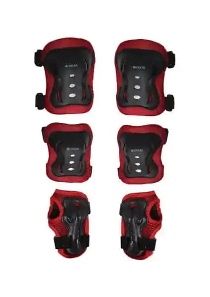 Delta Paten Kaykay Scooter Bisiklet Güvenlik Koruyucu Seti 2 Dizlik 2 Dirseklik ve 2 Bileklik