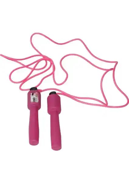 Delta Sayaçlı Fuşya Atlama İpi: Ayarlanabilir Uzunluk ve Performans Takibi Özelliği ile Spor İçin Uygun