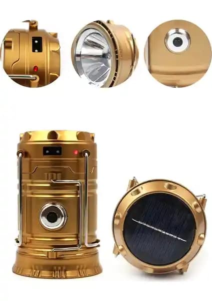 Dempower Solar Güneş Enerjili Şarjlı LED Kamp Feneri: Dayanıklı ve Çok Yönlü Kamp Aydınlatması