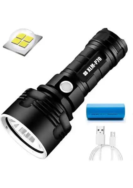 Deweiqi XLM-P70 LED El Feneri Güçlü Işık ve Dayanıklılık Özellikleriyle Öne Çıkar