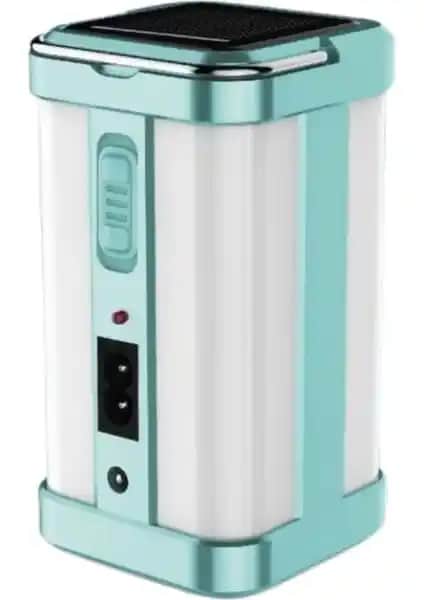 Ecuy Güneş Enerjili Şarjlı 4 LED Panelli El Feneri: Çok Fonksiyonlu ve Dayanıklı Taşınabilir Aydınlatma