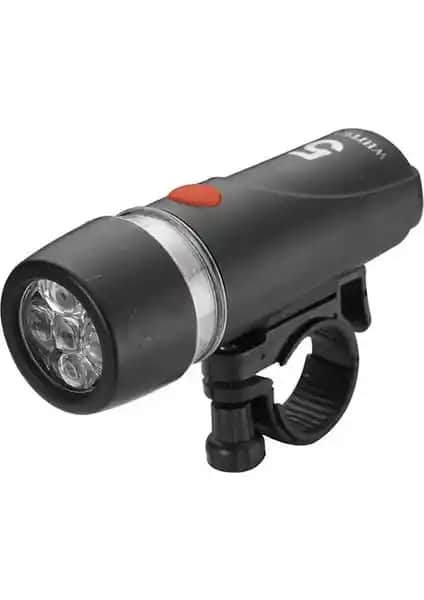 Epic 811 5 LED'li Pilli Bisiklet Ön Far Siyah FAR-105 Güvenli ve Pratik Kullanım İçin