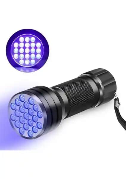 Fenerix 21 LED Ultraviyole El Feneri: Çok Amaçlı Profesyonel UV Işık Kaynağı