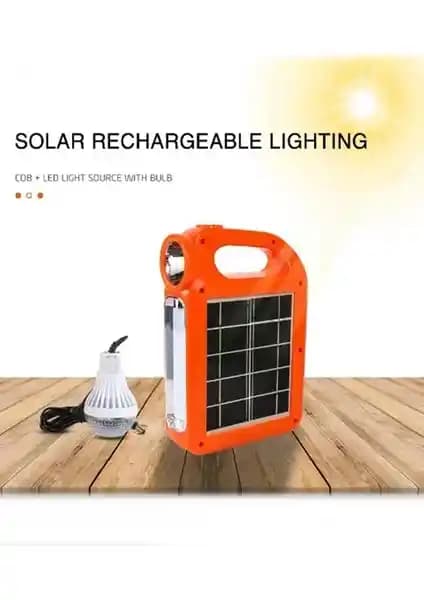 Gaman Solar Güneş Enerjili Acil Durum Feneri: Dayanıklı ve Çok Fonksiyonlu Kamp Lambası