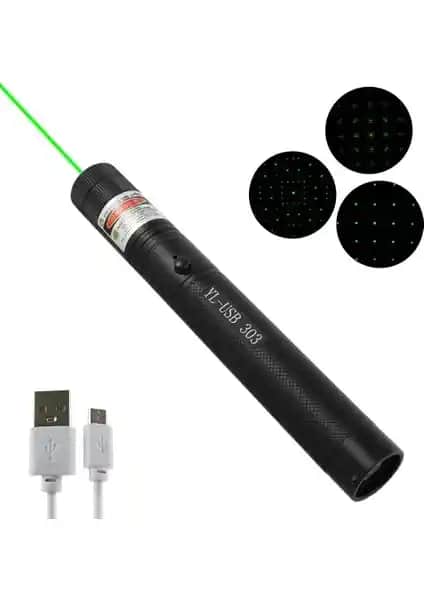 Gaman Yeni Nesil Micro USB Şarjlı Yeşil Lazer Pointer ile Teknolojide Fark Yaratın