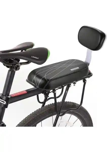Guxu-HB PU Deri Arka Çocuk Bisiklet Koltuğu Güvenli ve Konforlu Sürüş İçin