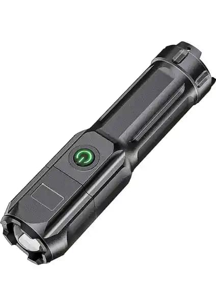 Haoruiqi Uzun Menzilli Şarj Edilebilir Mini El Feneri: Dayanıklı ve Taşınabilir Tasarım