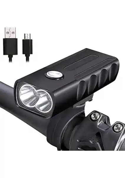 Havana 1000 Lümen USB Şarjlı Bisiklet Ön Farı Güçlü ve Dayanıklı Aydınlatma Çözümü