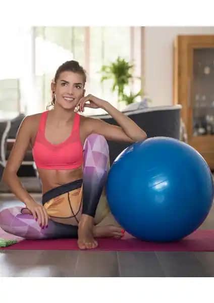 Hsport Dayanıklı Fitilli Pilates Topu ve Pompa Seti ile Egzersizlerinizi Geliştirin