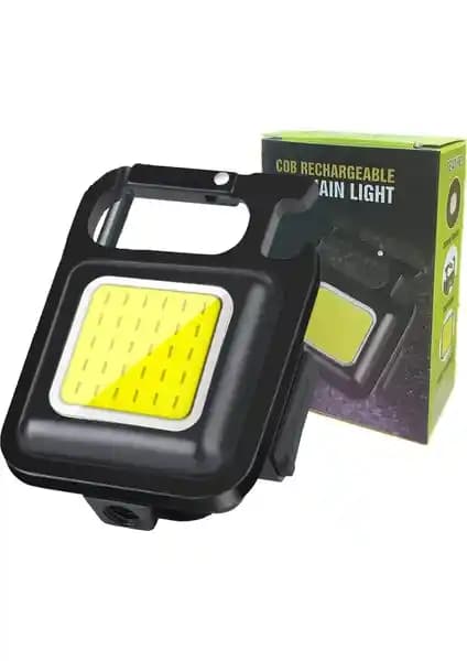 Hubstein Cob Çok İşlevli Şarj Edilebilir Mini LED Anahtarlık El Feneri İncelemesi