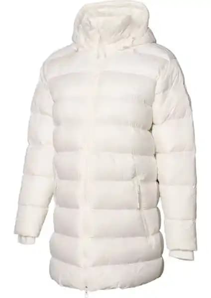 Hummel Hmlestel Zıp Coat Beyaz Kan Parka Kadınlar İçin Şık ve Fonksiyonel Kış Kıyafeti