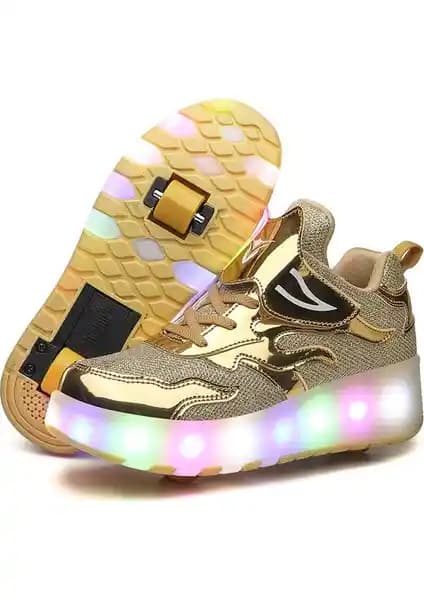 Jimmy Fois 4 Tekerlekli USB Şarj LED Işık Yayan Paten Ayakkabısı Özellikleri ve Kullanım Durumu