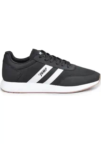 Jump 26396 Siyah Beyaz Erkek Sneaker Günlük Şıklık ve Konfor Sunan Modern Spor Ayakkabı
