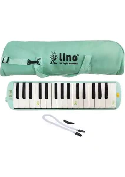 Lino Melodika 32 Tuşlu Modelleri Karşılaştırması Pastel Yeşil ve Pembe