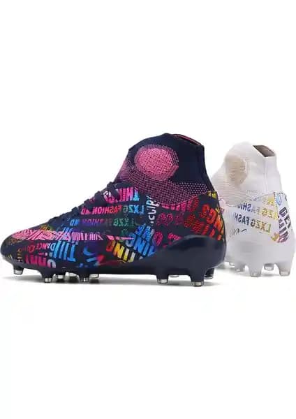 LRsmile Siyah Beyaz Futbol Ayakkabısı Performans ve Estetiğin Birleşimi