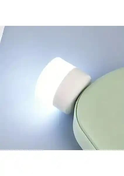 Mabs Tech 2 Adet Mini Boy USB LED Gece Lambası Taşınabilir ve Çok Yönlü Aydınlatma Çözümü