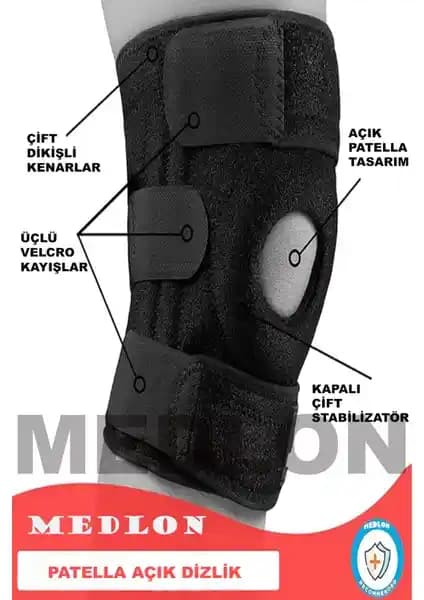 MedLon Patella ve Ligamet Destekli Menisküs Dizlik: Diz Sağlığını Koruyan Güçlü Destek