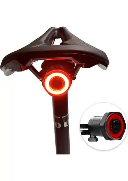 Meroca Akıllı Bisiklet Arka Fren Lambası Güvenlik ve Yenilikçi Tasarım Özellikleri