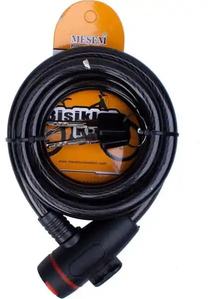 Meşem Bisiklet Kilidi 150CM MESEM-602 Güçlü ve Güvenilir Bisiklet Güvenlik Çözümü