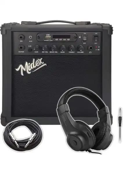 Midex MGA-25BK-HD ve MGA-25RD-PAK Gitar Amplifikatörleri Karşılaştırması 1